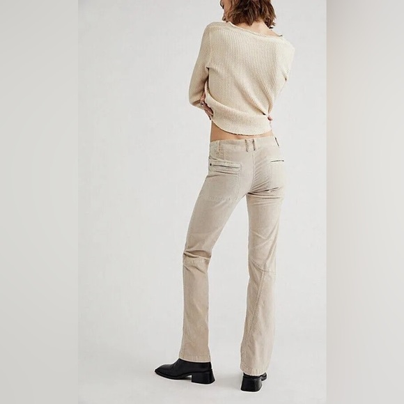 Free People Hit Back Slim Flare Pants - Picture 4 of 4